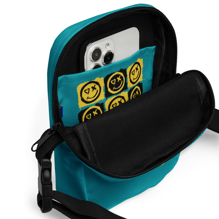 MASLOW Smile - Summer Teal - Utility crossbody bag