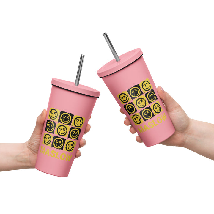 MASLOW - Insulated tumbler with a straw