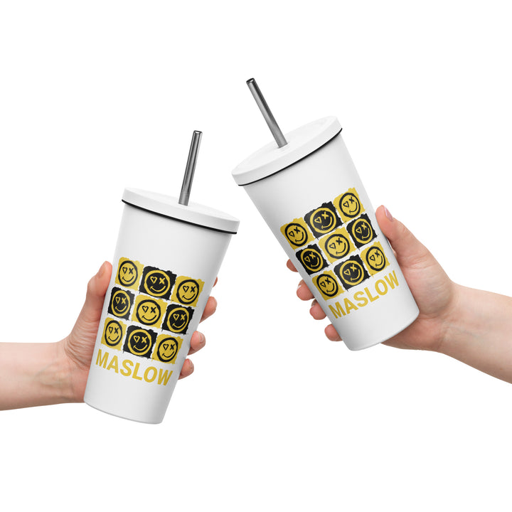 MASLOW - Insulated tumbler with a straw